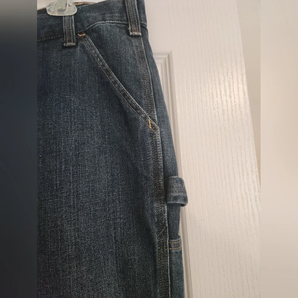 Carhartt 103327-966 Blue Ridge‎ Relaxed Fit Holter Denim Carpenter Jeans 36x34